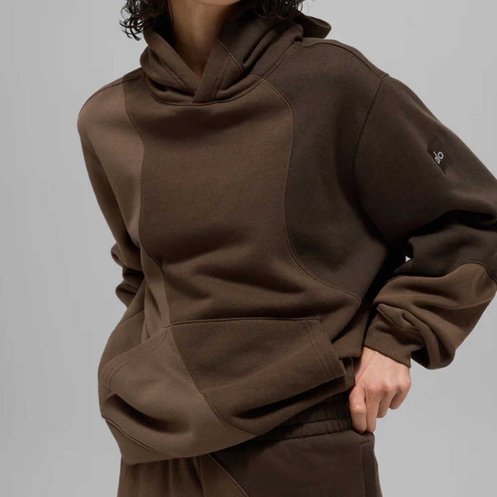 Alo Make Waves Hoodie | Espresso | Small